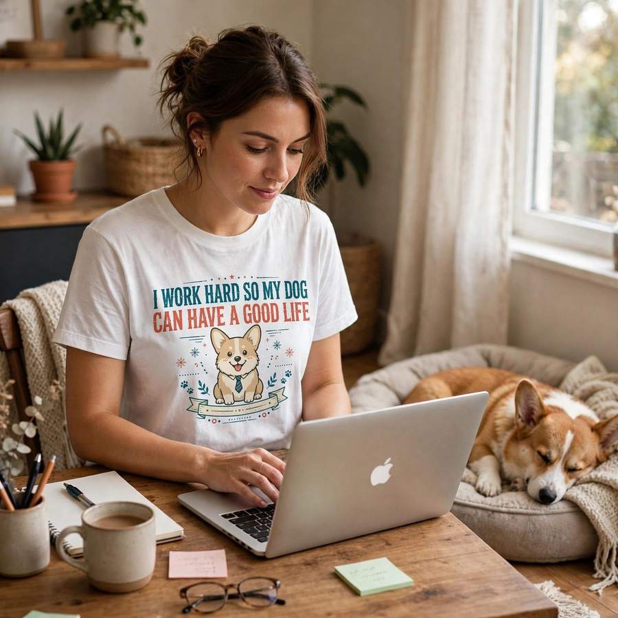 I Work Hard So My Dog Can Have a Good Life tee