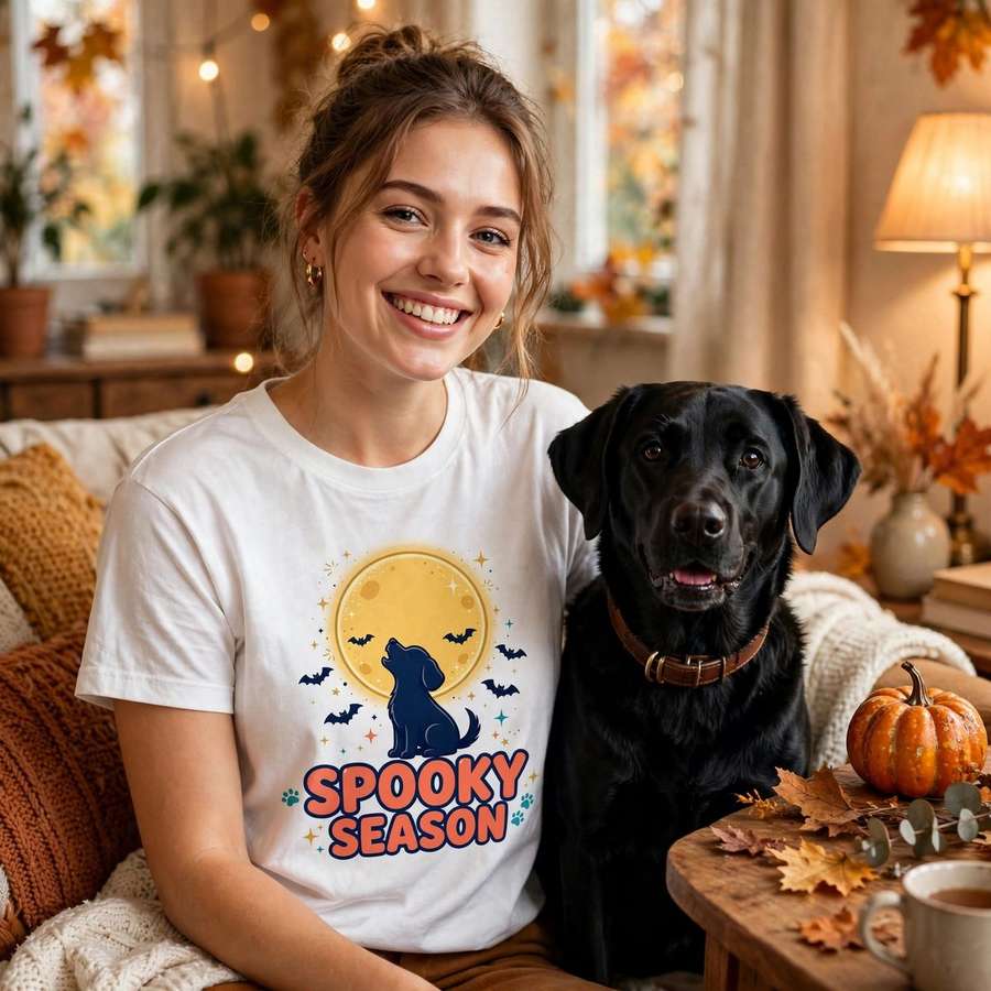 Spooky Season Halloween dog tee